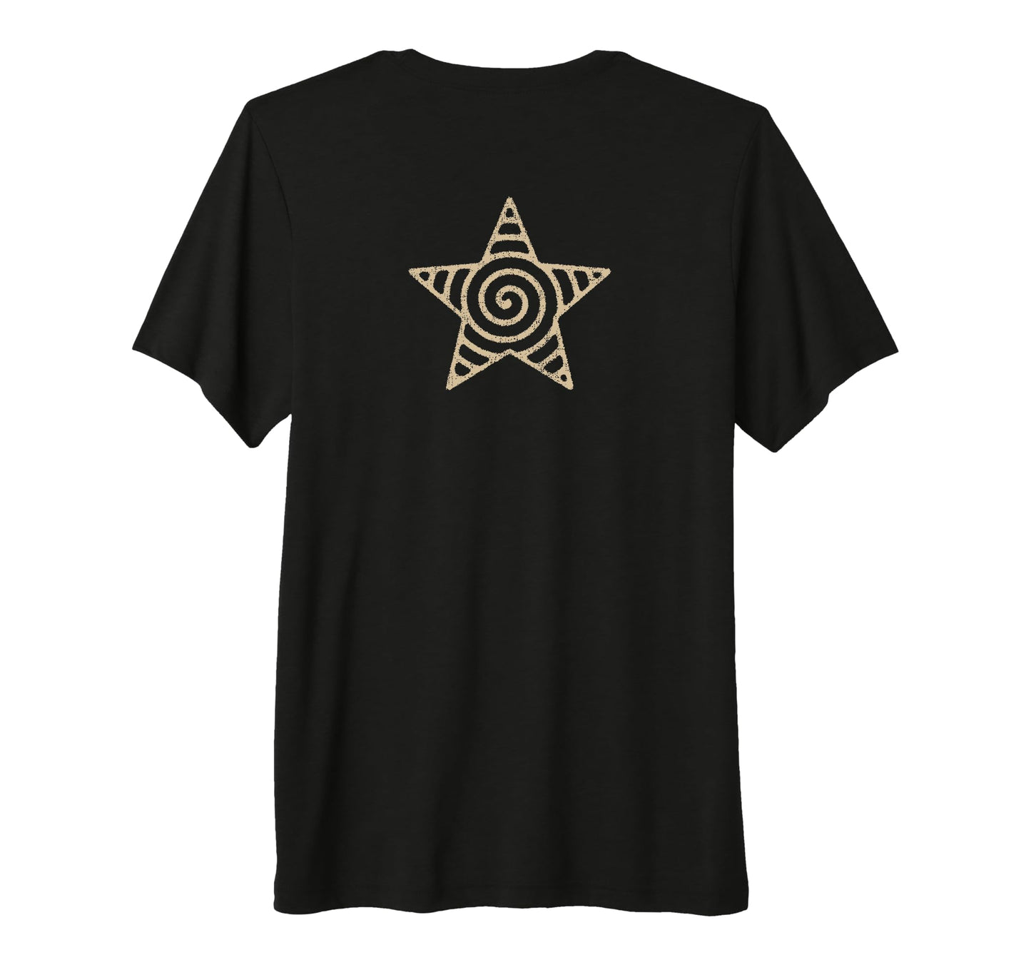 Spiral Star Y2K Grunge 90S Tri Blend T-Shirt - Trendy Graphic Unisex - T-Shirt, Sweatshirt, Hoodie