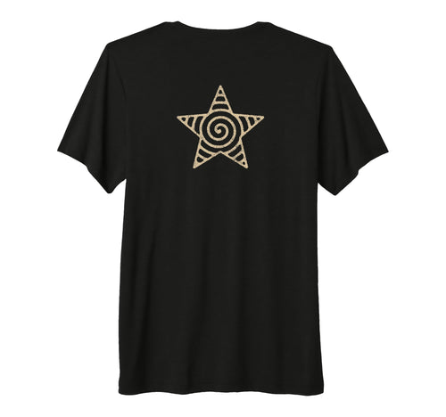 Spiral Star Y2K Grunge 90S Tri Blend T-Shirt - Trendy Graphic Unisex - T-Shirt, Sweatshirt, Hoodie