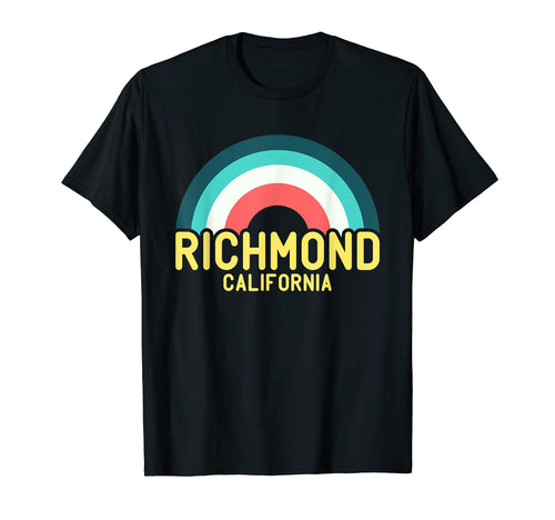 Richmond California Rainbow T-Shirt - Fun Novelty Design Men Women - T-Shirt, Sweatshirt, Hoodie