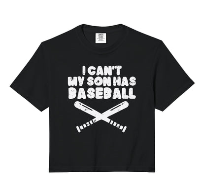 I Cant My Son Has Baseball Funny Parent Sweatshirt - Trendy Graphic Unisex - T-Shirt, Sweatshirt, Hoodie