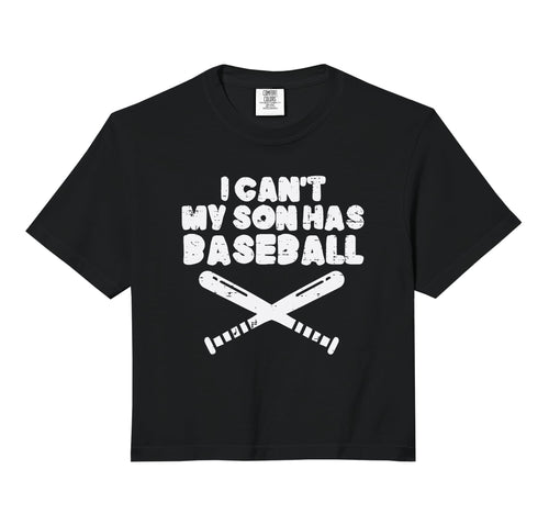 I Cant My Son Has Baseball Funny Parent Sweatshirt - Trendy Graphic Unisex - T-Shirt, Sweatshirt, Hoodie