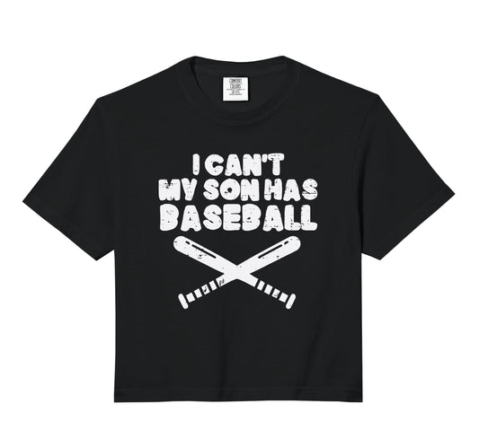 I Cant My Son Has Baseball Funny Parent Sweatshirt - Trendy Graphic Unisex - T-Shirt, Sweatshirt, Hoodie
