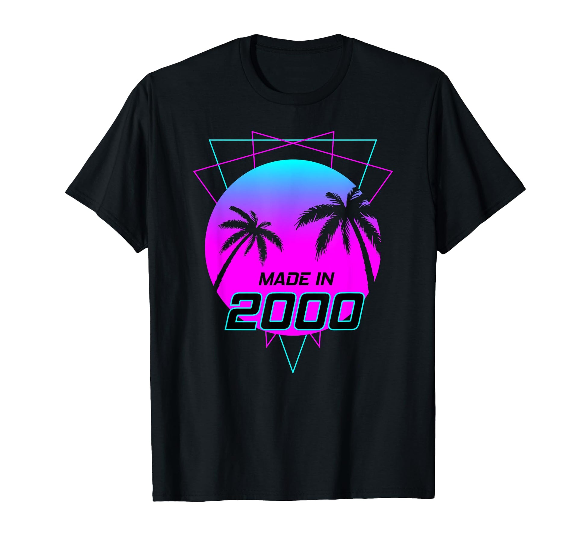Birthday 2000 Vaporwave Aesthetic T-Shirt - Custom Art Print for Adults - T-Shirt, Sweatshirt, Hoodie