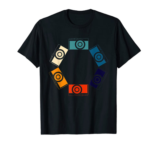Minimalist Photographer Camera T-Shirt - Custom Art Print Men Women - T-Shirt, Sweatshirt, Hoodie