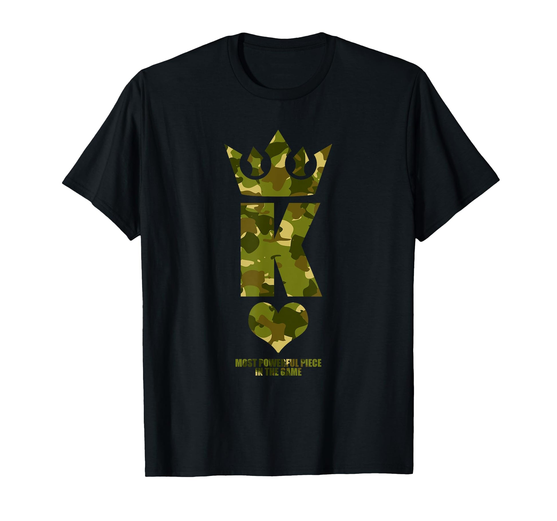 Black King Most Powerful Piece Game T-Shirt - Novelty Apparel Men Women - T-Shirt, Sweatshirt, Hoodie