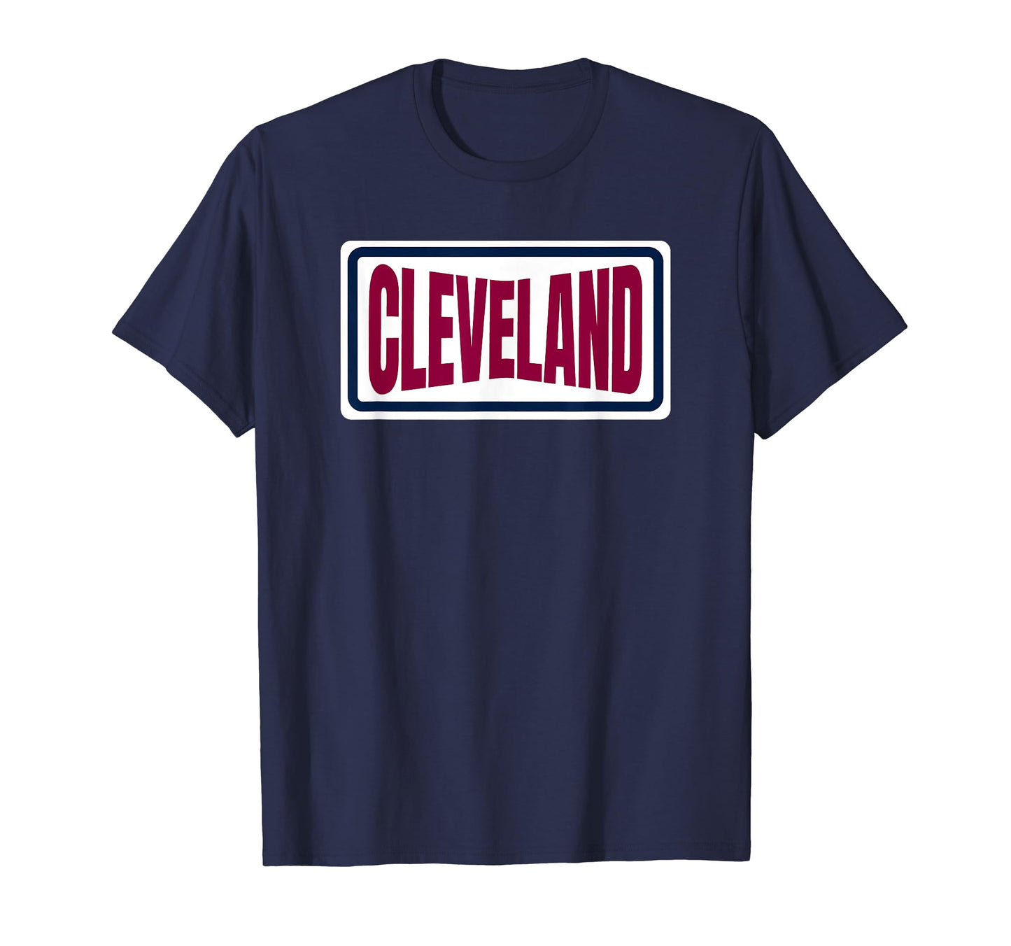 Cleveland Maroon Red Dark Blue T-Shirt - Streetwear Style Men Women - T-Shirt, Sweatshirt, Hoodie