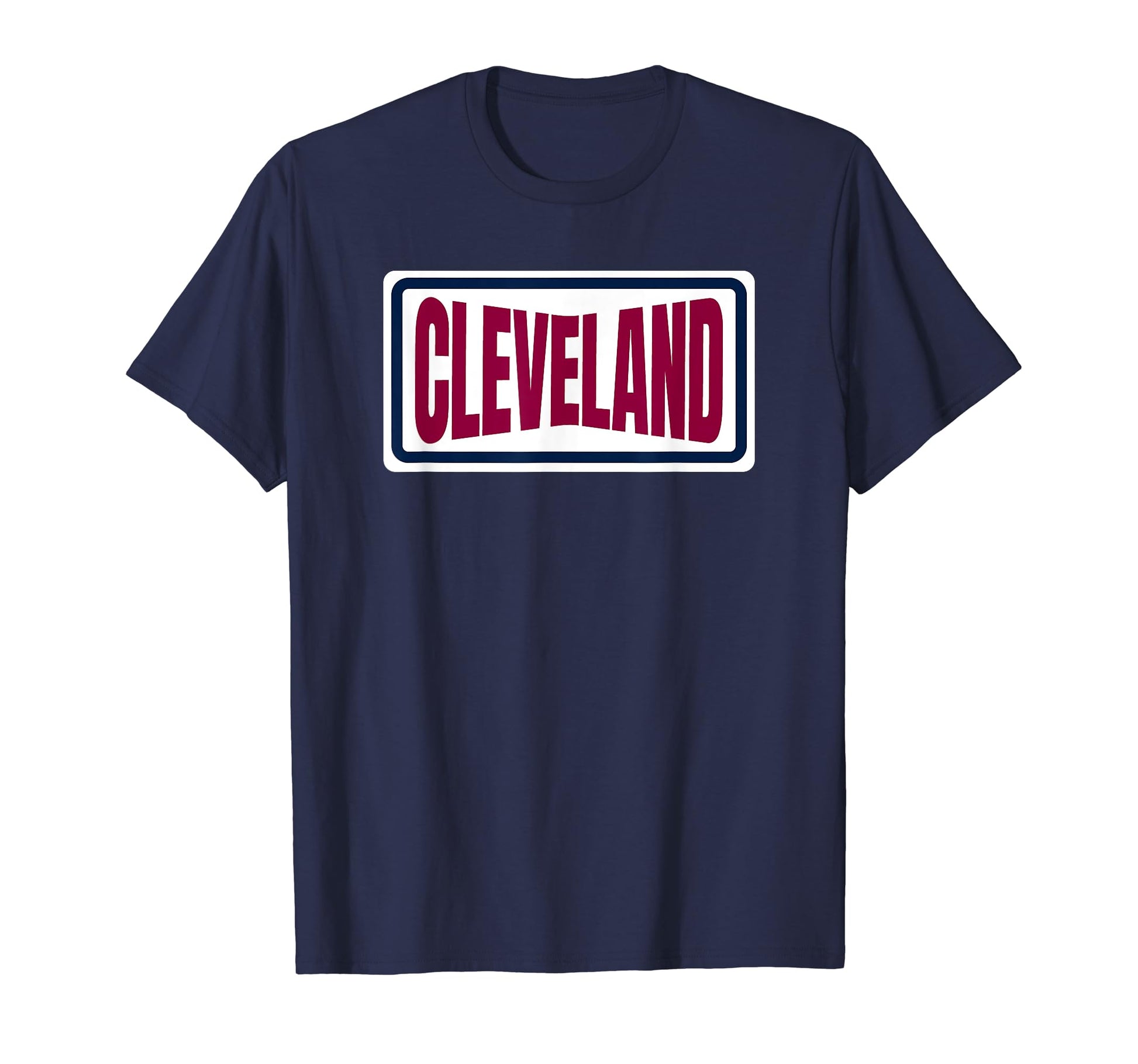 Cleveland Maroon Red Dark Blue T-Shirt - Streetwear Style Men Women - T-Shirt, Sweatshirt, Hoodie