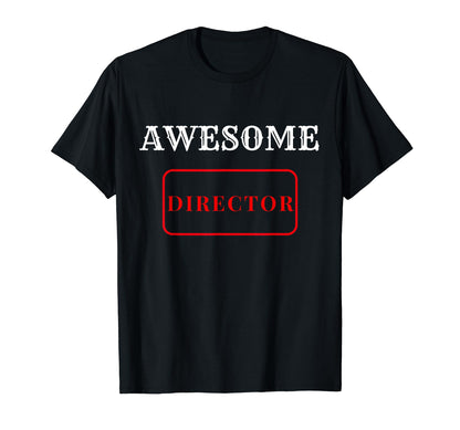 Awesome Director School Camera T-Shirt - Casual Everyday Wear Men Women - T-Shirt, Sweatshirt, Hoodie