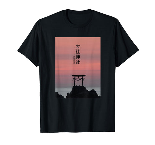 Japanese Torii Arch Streetwear T-Shirt - Novelty Apparel Men Women - T-Shirt, Sweatshirt, Hoodie
