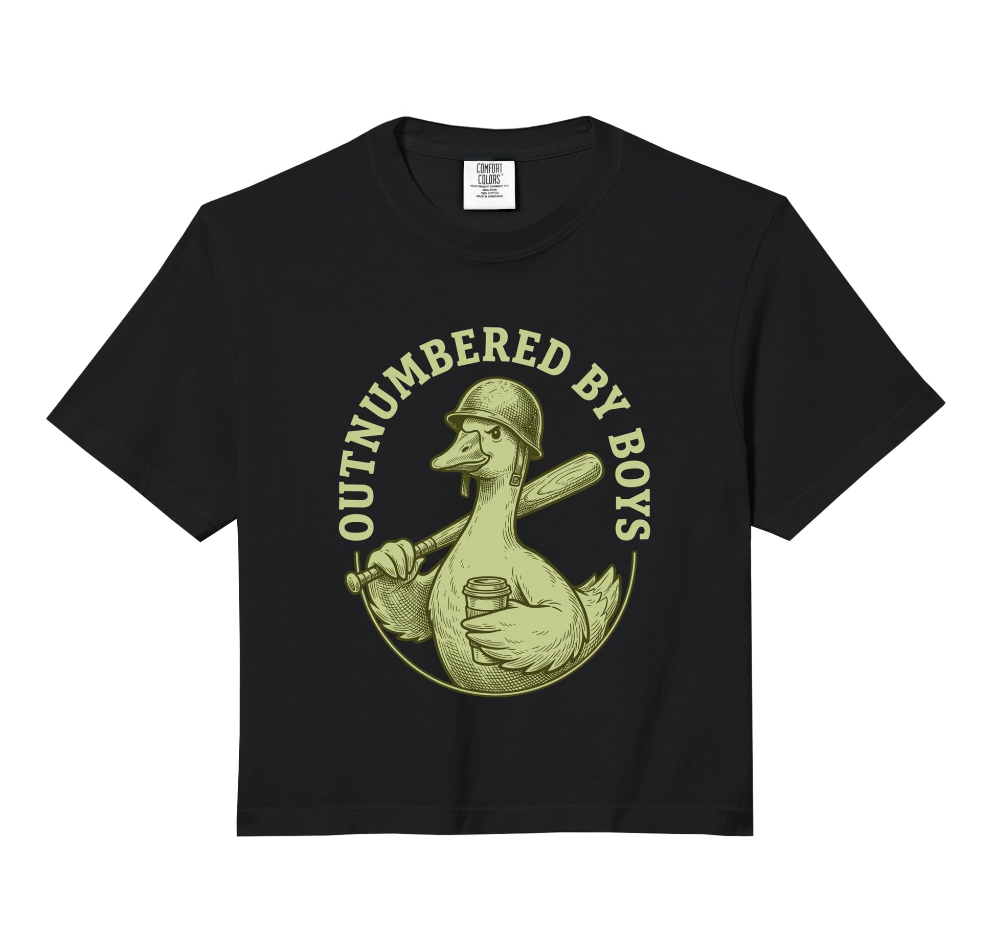 Outnumbered Funny Mom Goose Baseball Sweatshirt - Graphic Print Unisex - T-Shirt, Sweatshirt, Hoodie