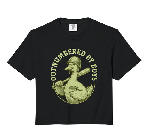 Outnumbered Funny Mom Goose Baseball Sweatshirt - Graphic Print Unisex - T-Shirt, Sweatshirt, Hoodie