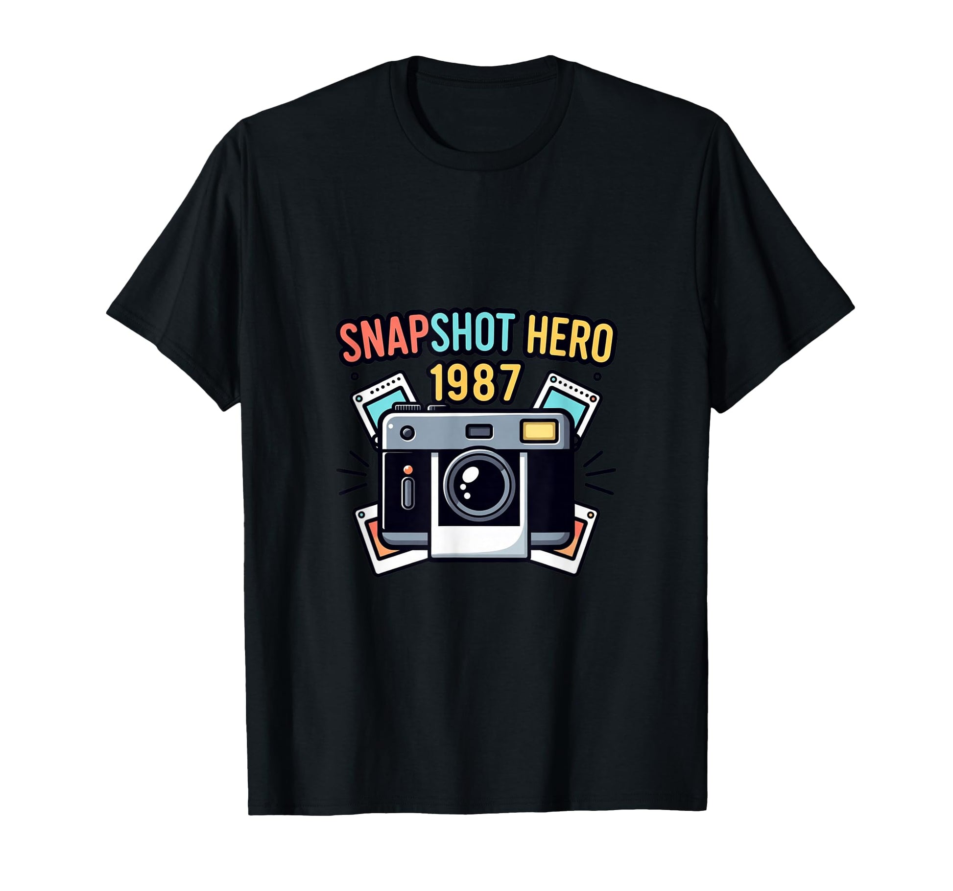 Snapshot Camera Photography 1987 T-Shirt - Minimalist Print Men Women - T-Shirt, Sweatshirt, Hoodie