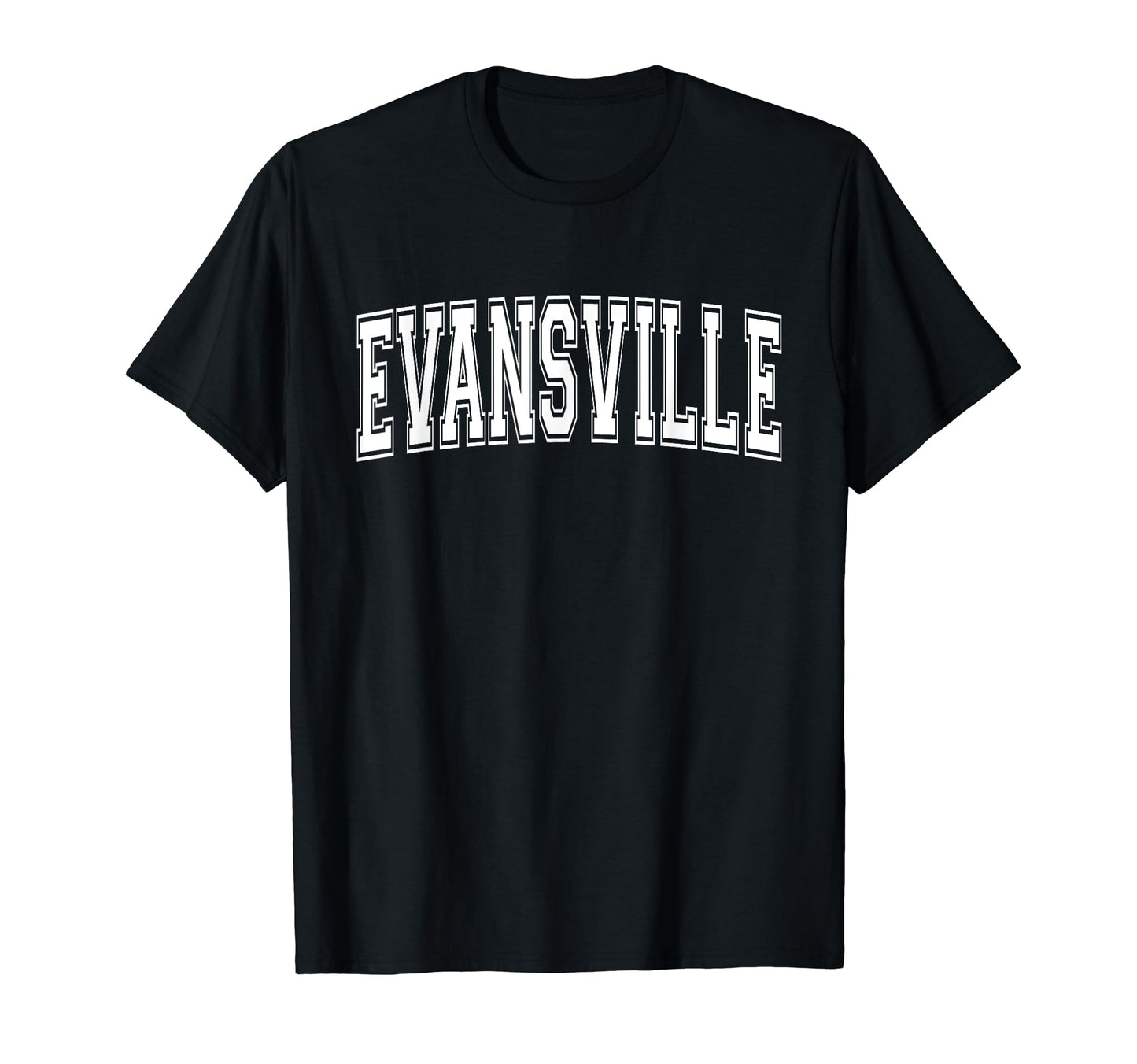 Evansville Indiana Usa Sports Varsity T-Shirt - Aesthetic Graphic Unisex - T-Shirt, Sweatshirt, Hoodie