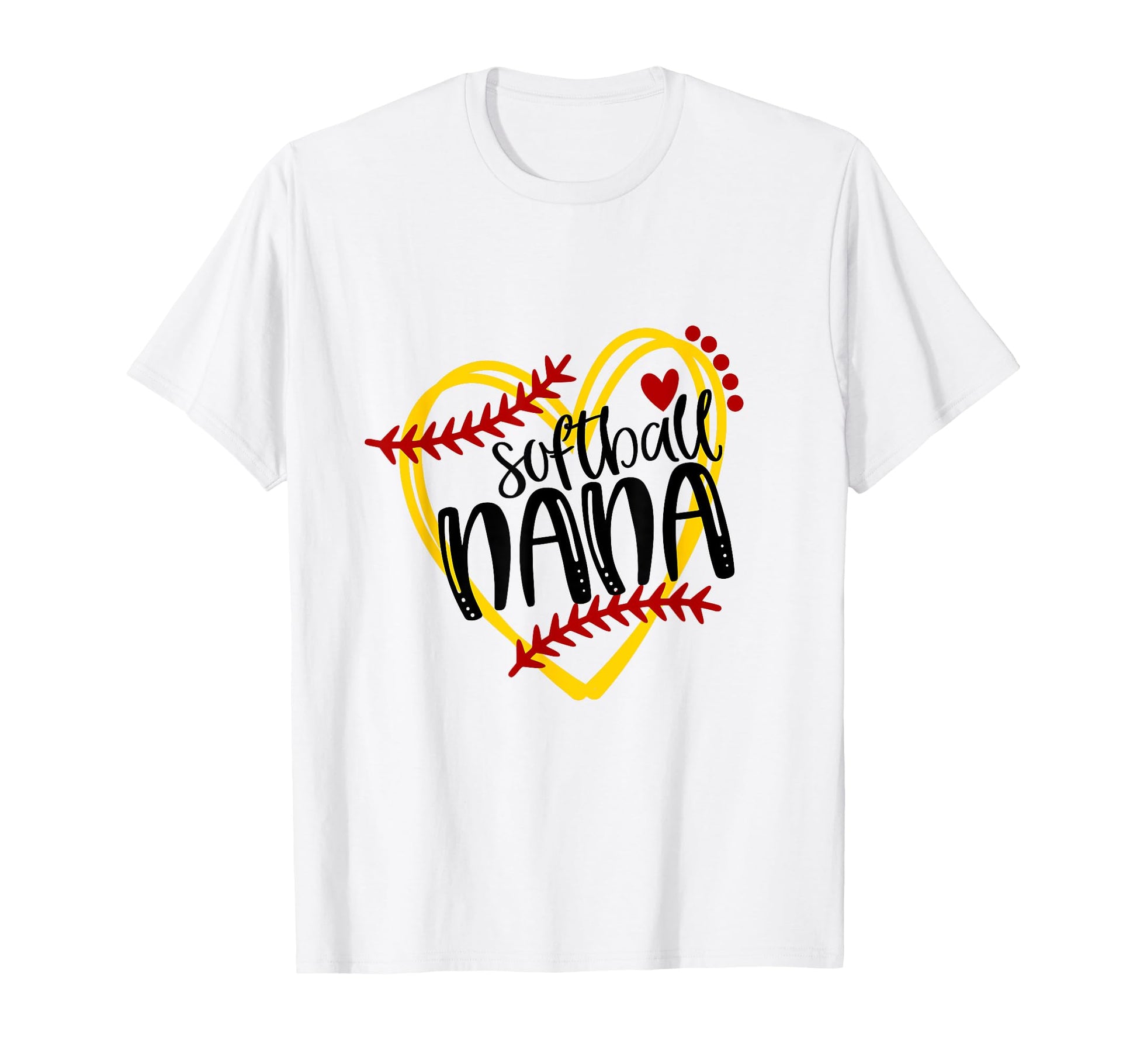 Baseball T Ball Softball Heart Hoodie - Casual Everyday Wear Men Women - T-Shirt, Sweatshirt, Hoodie