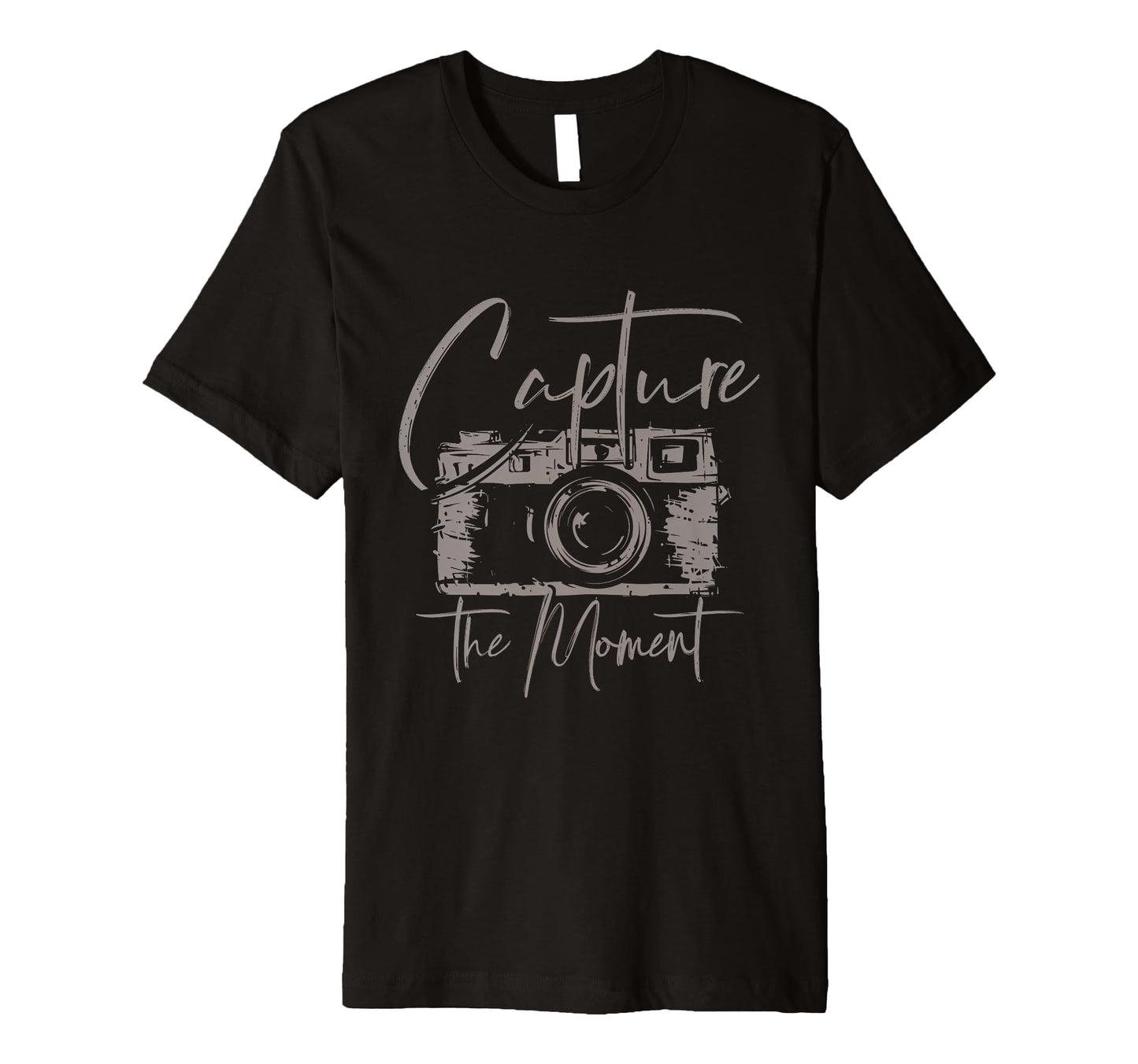 Capture Moment Photography Camera Art T-Shirt - Unique Graphic Men Women - T-Shirt, Sweatshirt, Hoodie