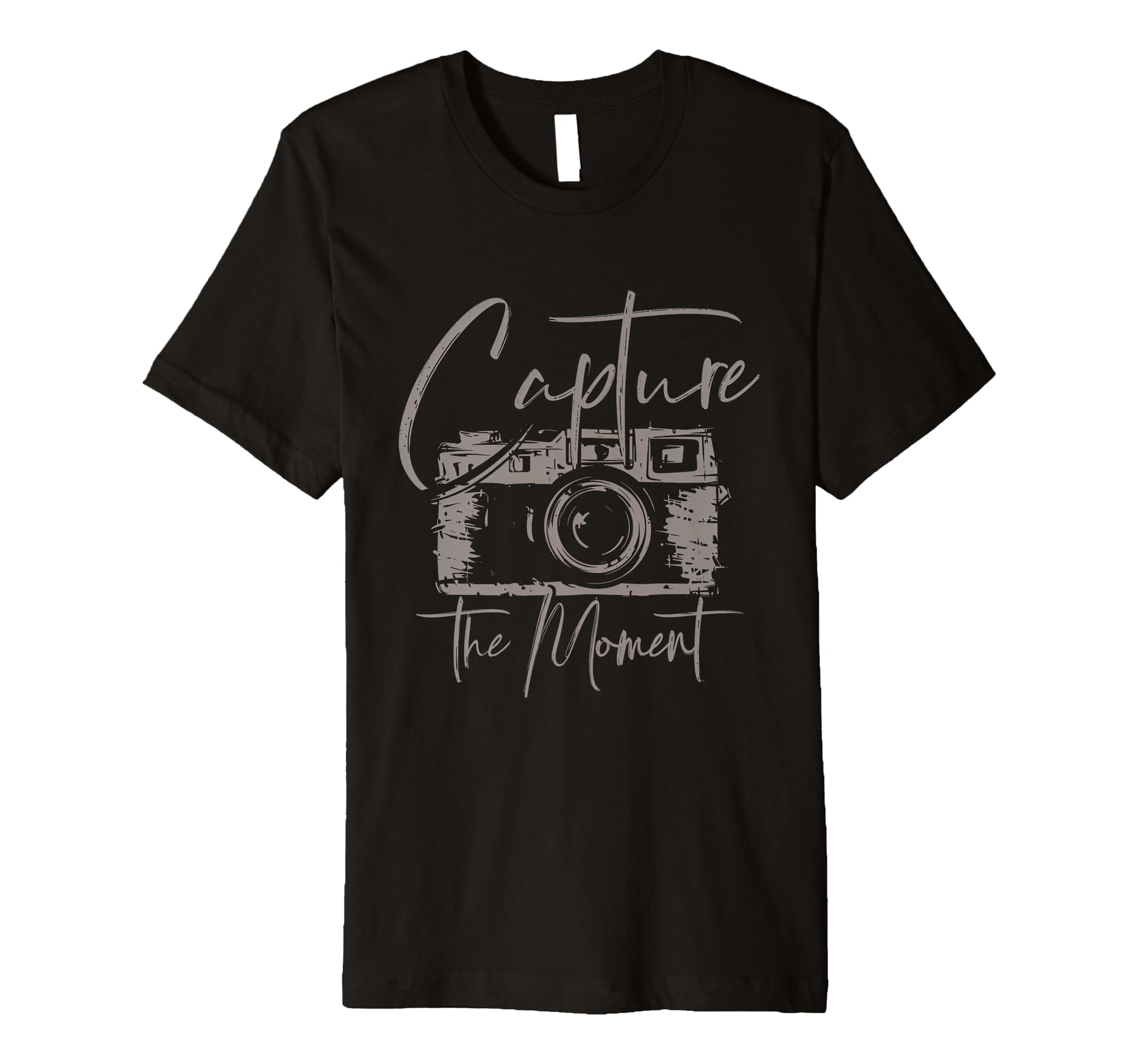 Capture Moment Photography Camera Art T-Shirt - Unique Graphic Men Women - T-Shirt, Sweatshirt, Hoodie