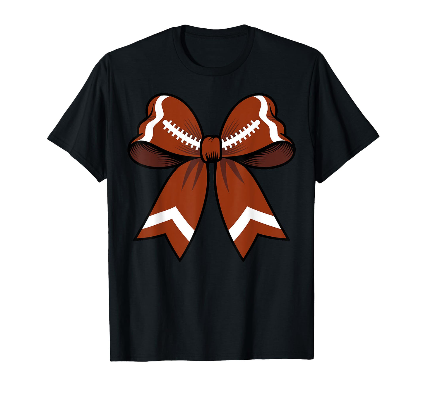 Football Coquette Bow Funny Football T-Shirt - Minimalist Print Men Women - T-Shirt, Sweatshirt, Hoodie