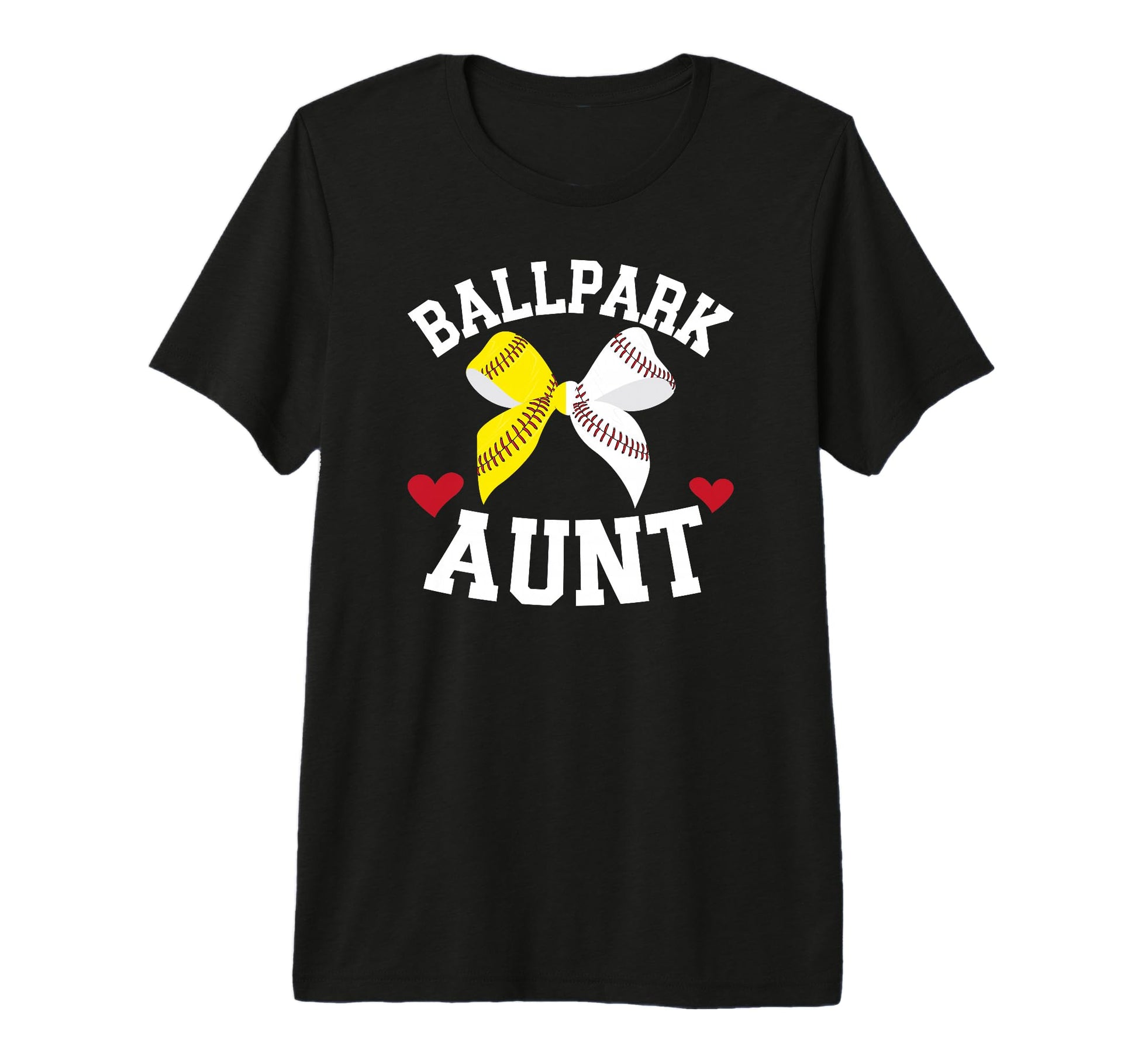 Ballpark Aunt Softball Baseball T-Shirt - Casual Everyday Wear for Adults - T-Shirt, Sweatshirt, Hoodie