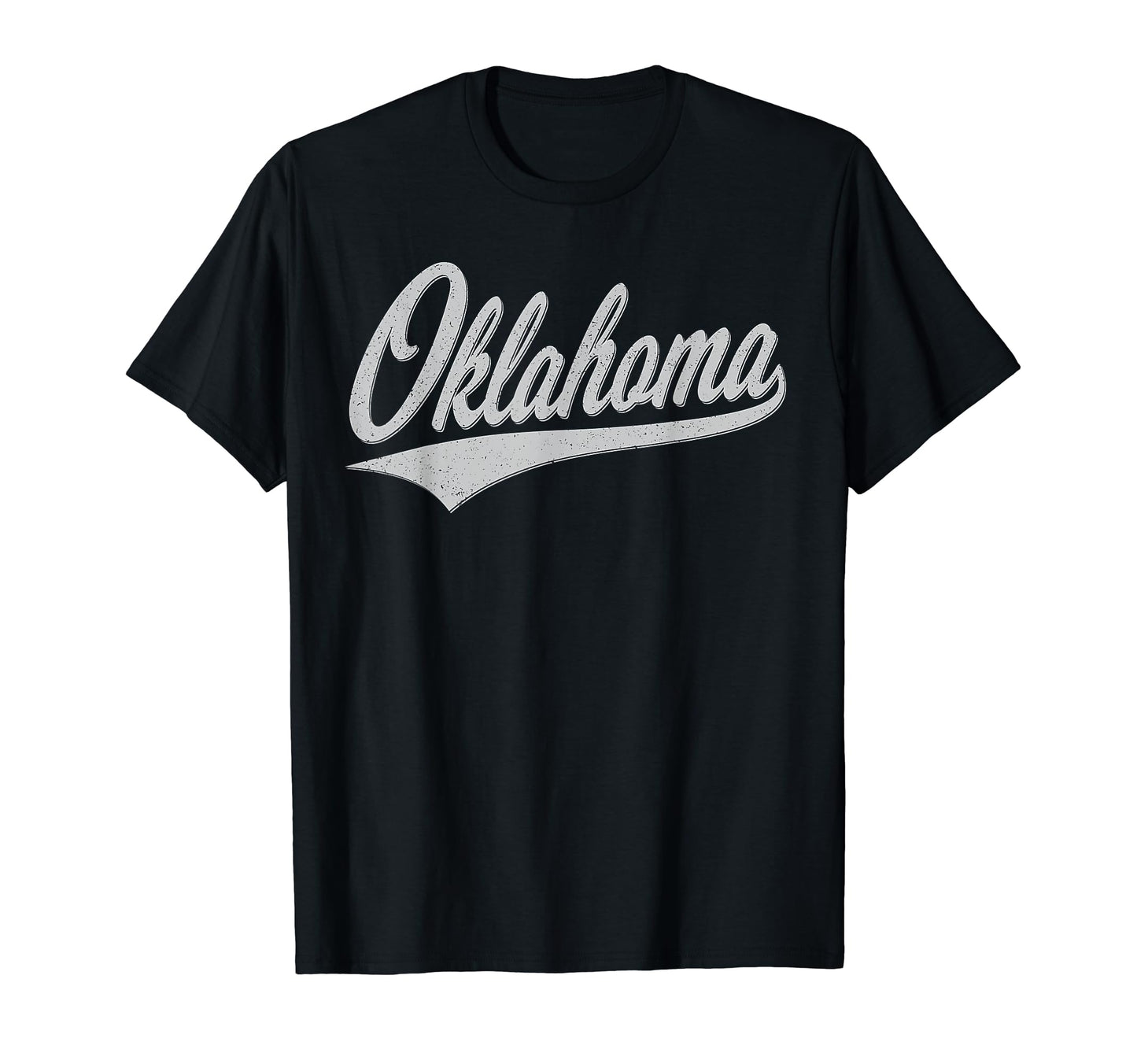 Oklahoma Varsity Script Sports T-Shirt - Minimalist Print Men Women - T-Shirt, Sweatshirt, Hoodie