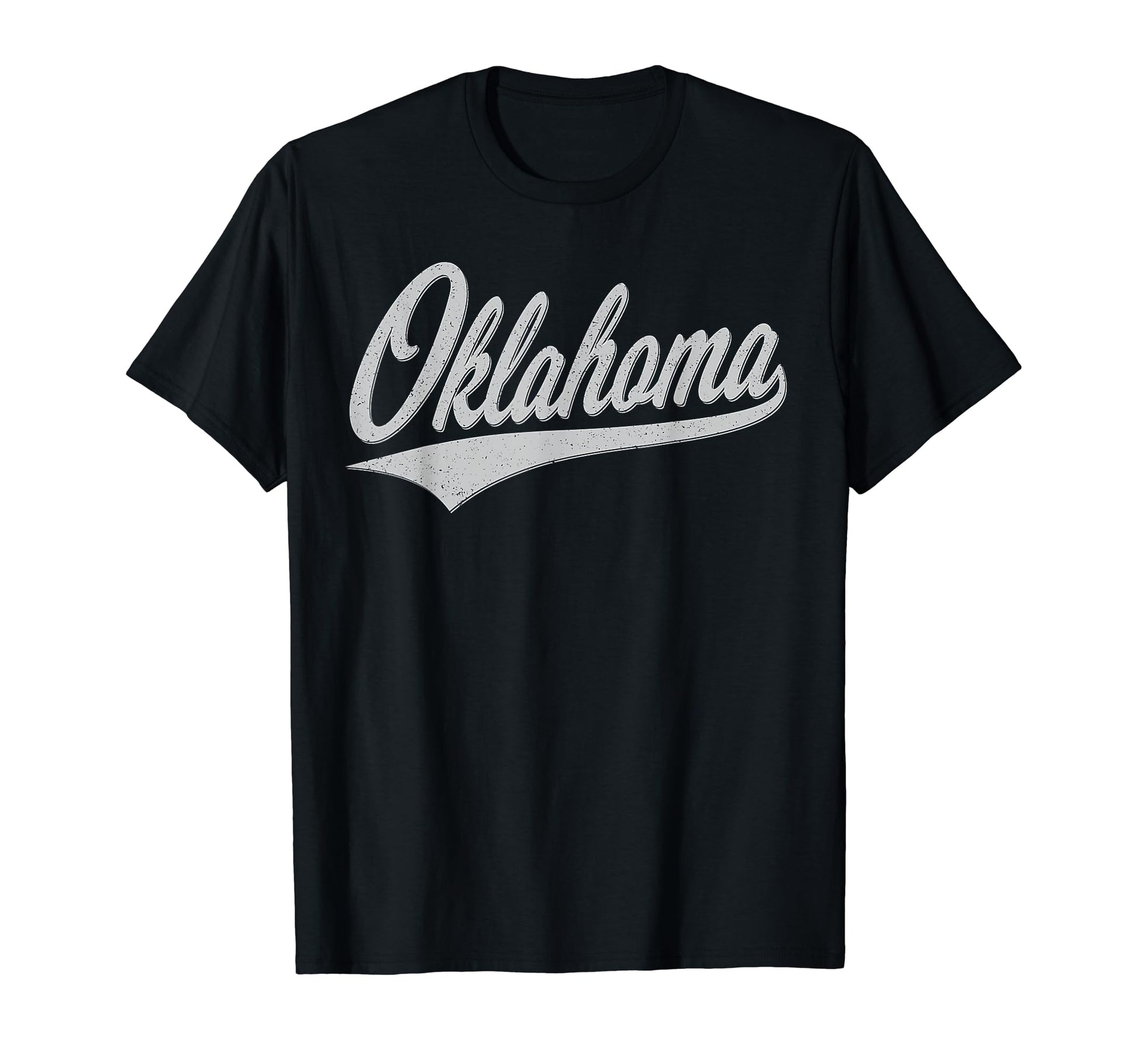 Oklahoma Varsity Script Sports T-Shirt - Minimalist Print Men Women - T-Shirt, Sweatshirt, Hoodie