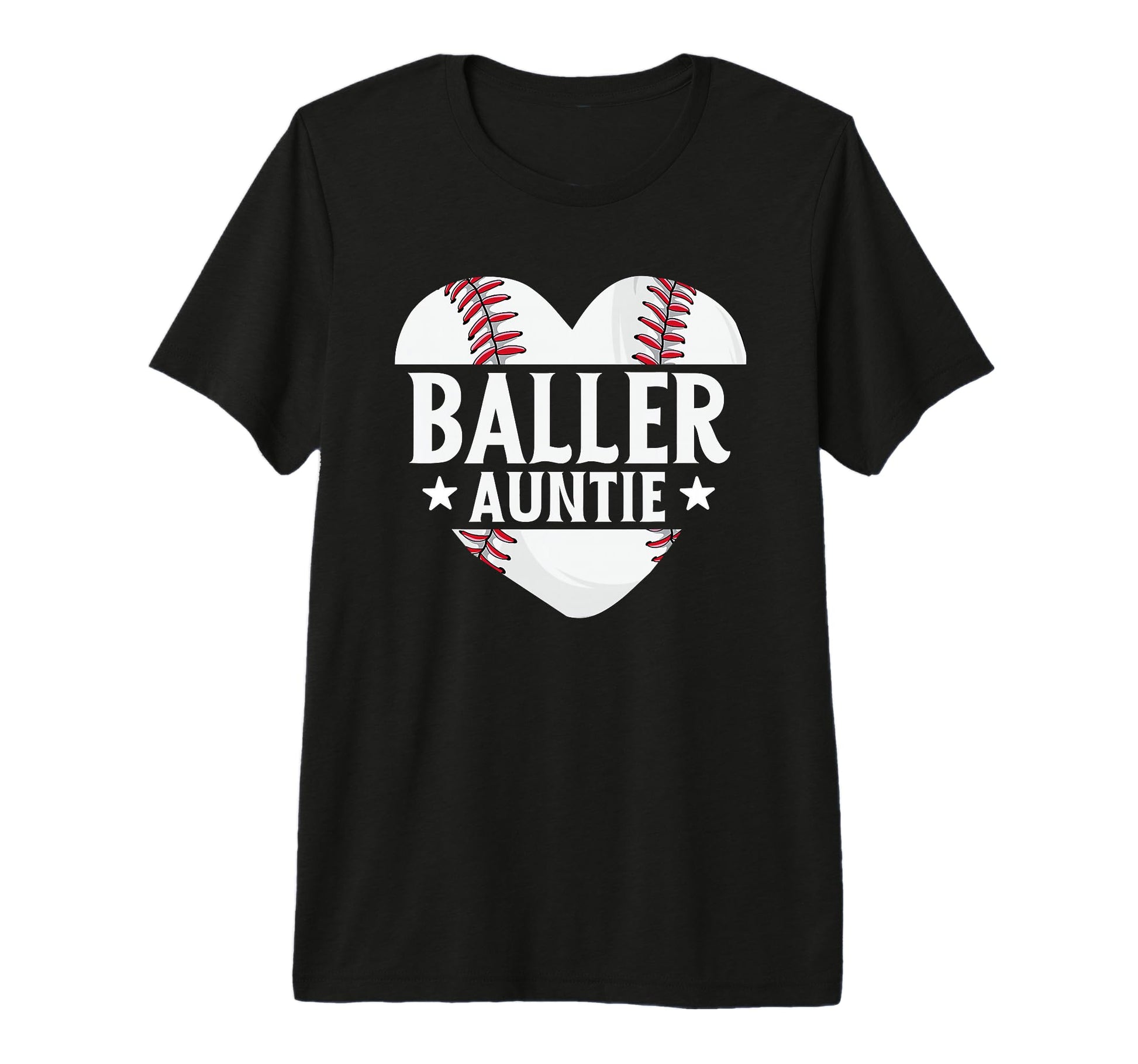 Baseball Aunt Gifts Baller Auntie T-Shirt - Fun Novelty Design Unisex - T-Shirt, Sweatshirt, Hoodie