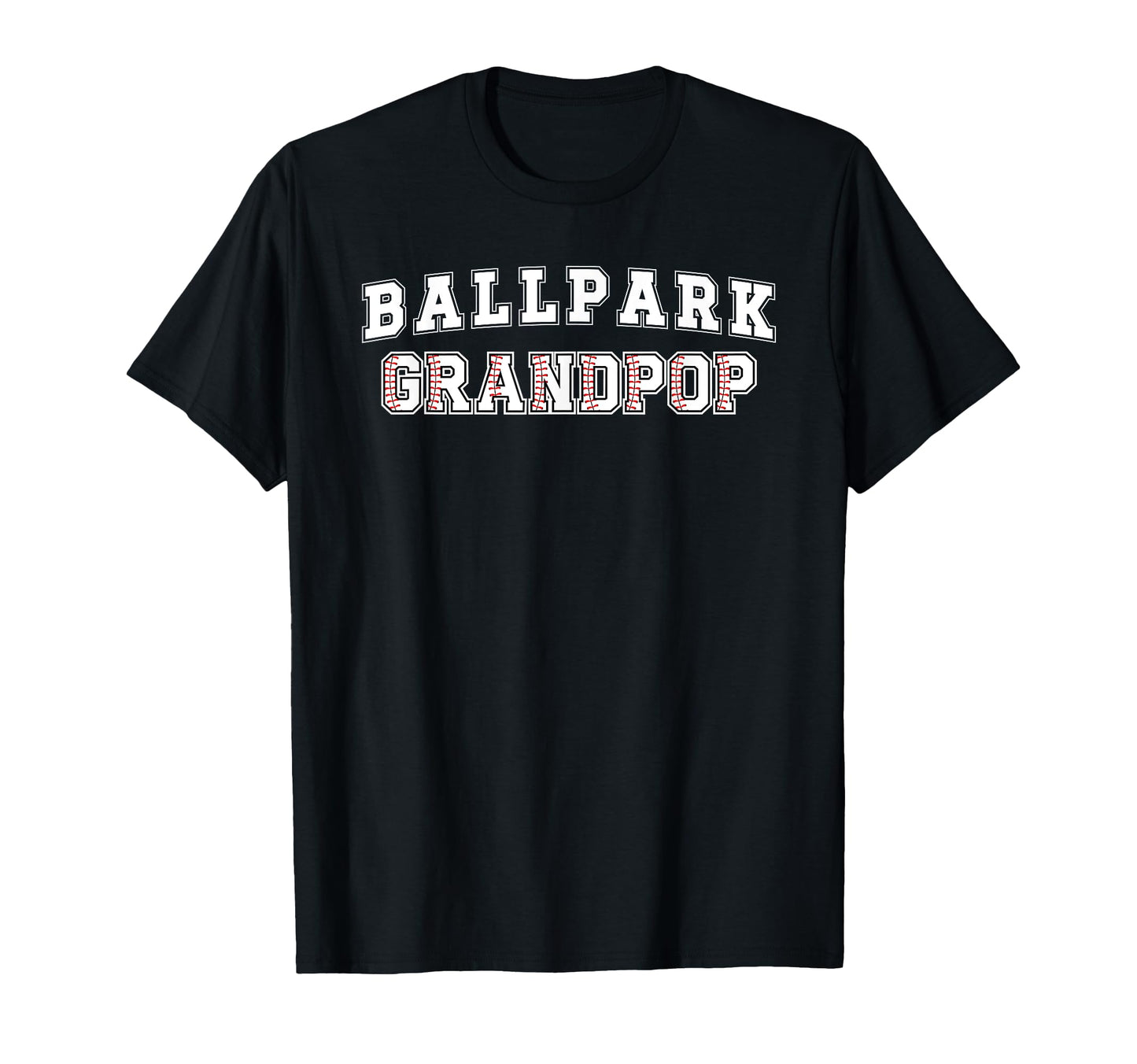 Ballpark Grandpop Baseball Grandpop T-Shirt - Minimalist Print Men Women - T-Shirt, Sweatshirt, Hoodie
