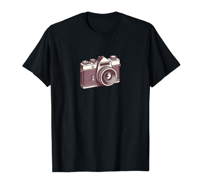 Photography Camera T-Shirt - Custom Art Print Unisex - T-Shirt, Sweatshirt, Hoodie