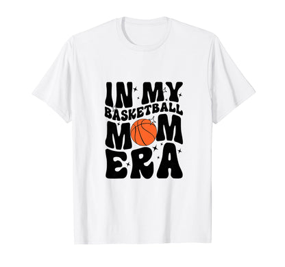 My Basketball Mom Era Groovy Sport T-Shirt - Custom Art Print Men Women - T-Shirt, Sweatshirt, Hoodie