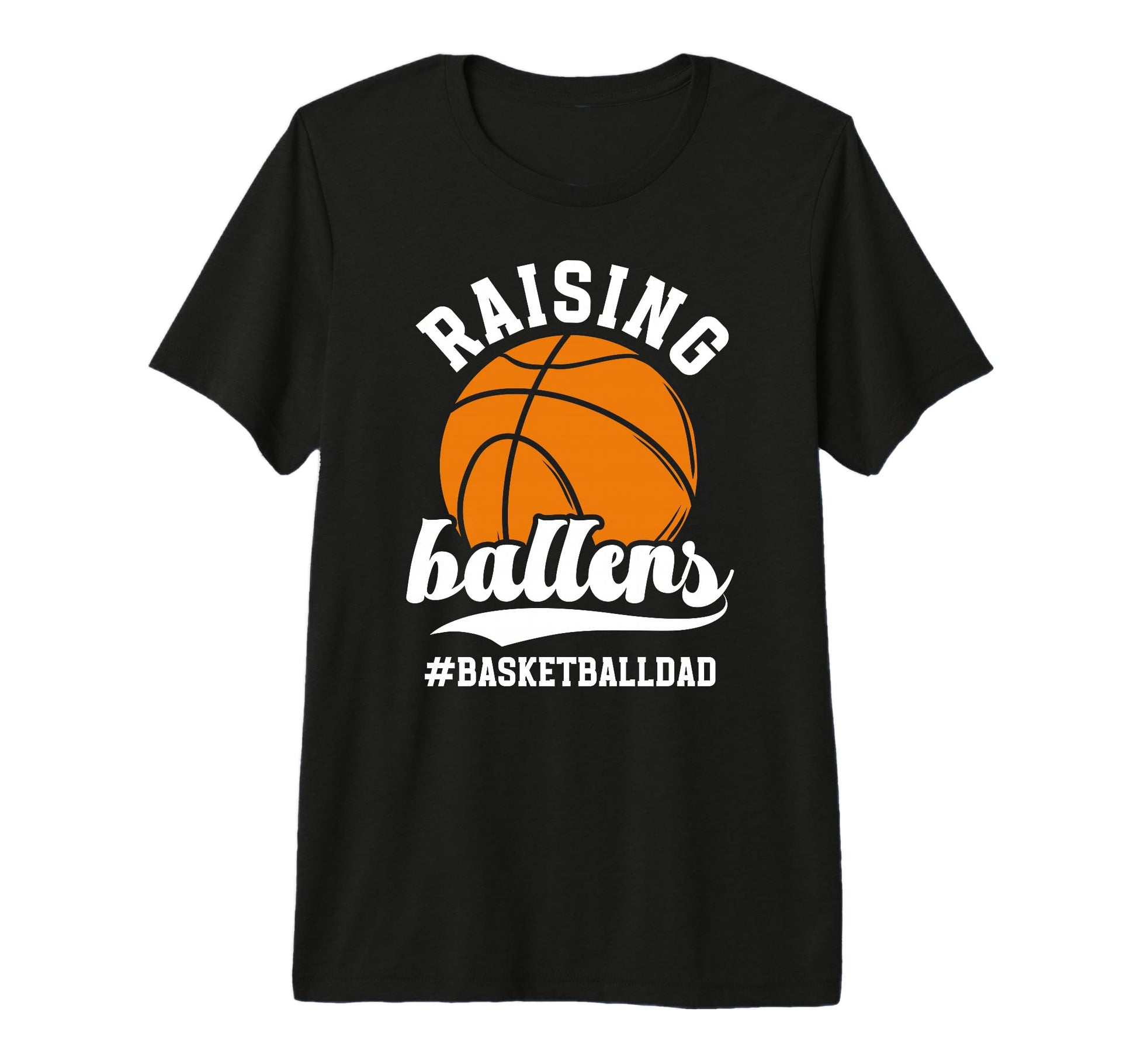 Mens Raising Ballers Basketball Dad T-Shirt - Trendy Graphic Men Women - T-Shirt, Sweatshirt, Hoodie