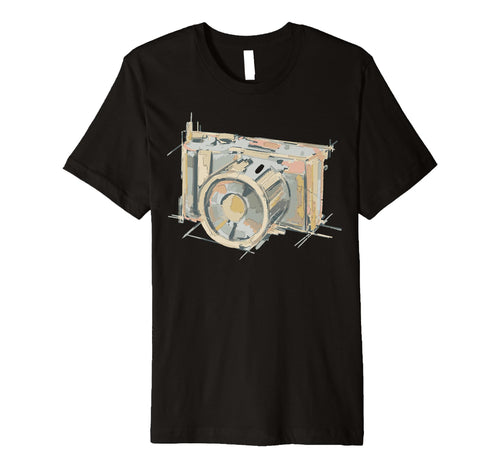 Abstract Camera Art T-Shirt - Trendy Graphic for Adults - T-Shirt, Sweatshirt, Hoodie