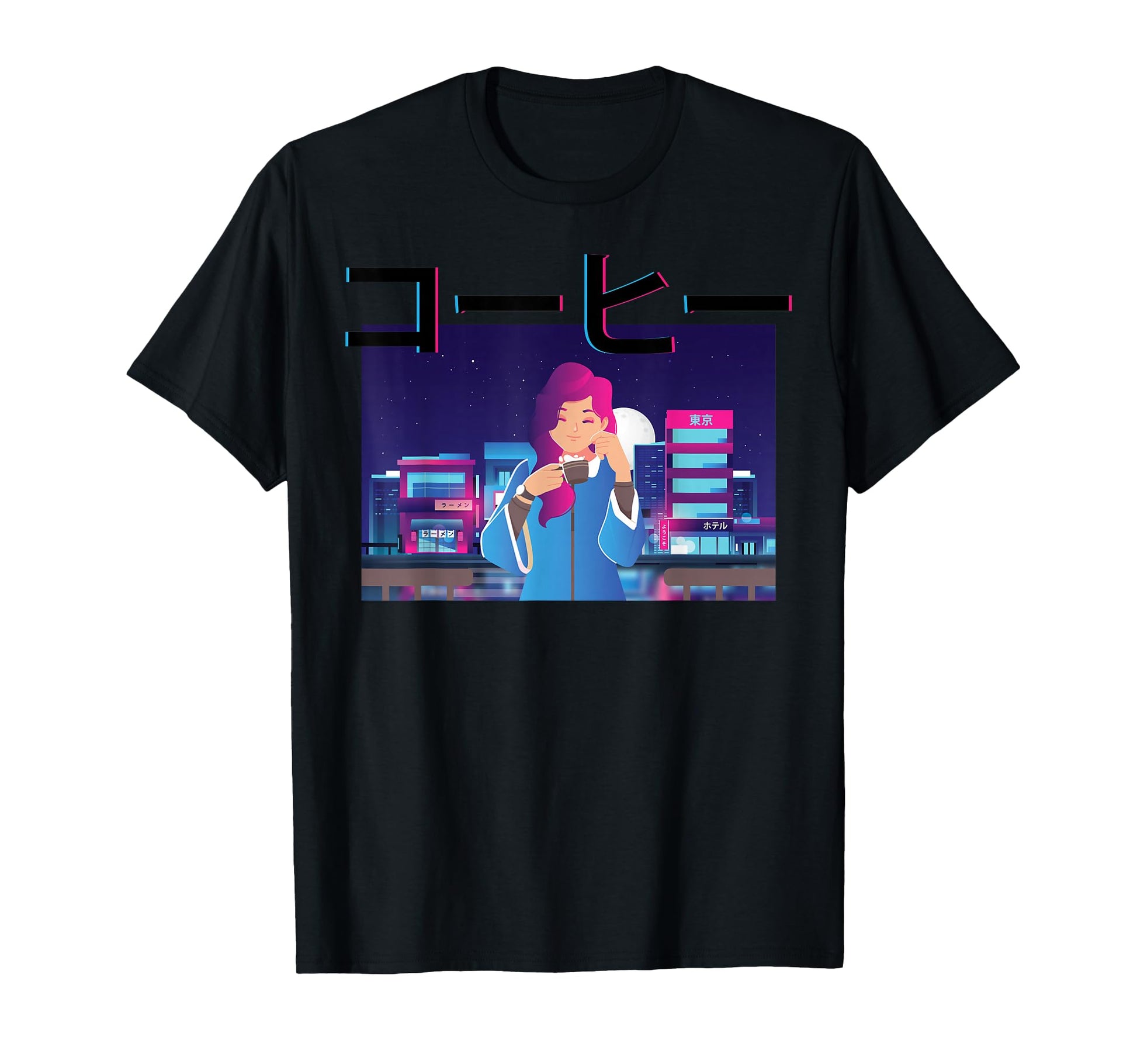Manga Anime Vaporwave Aesthetic T-Shirt - Casual Everyday Wear Unisex - T-Shirt, Sweatshirt, Hoodie