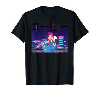 Manga Anime Vaporwave Aesthetic T-Shirt - Casual Everyday Wear Unisex - T-Shirt, Sweatshirt, Hoodie