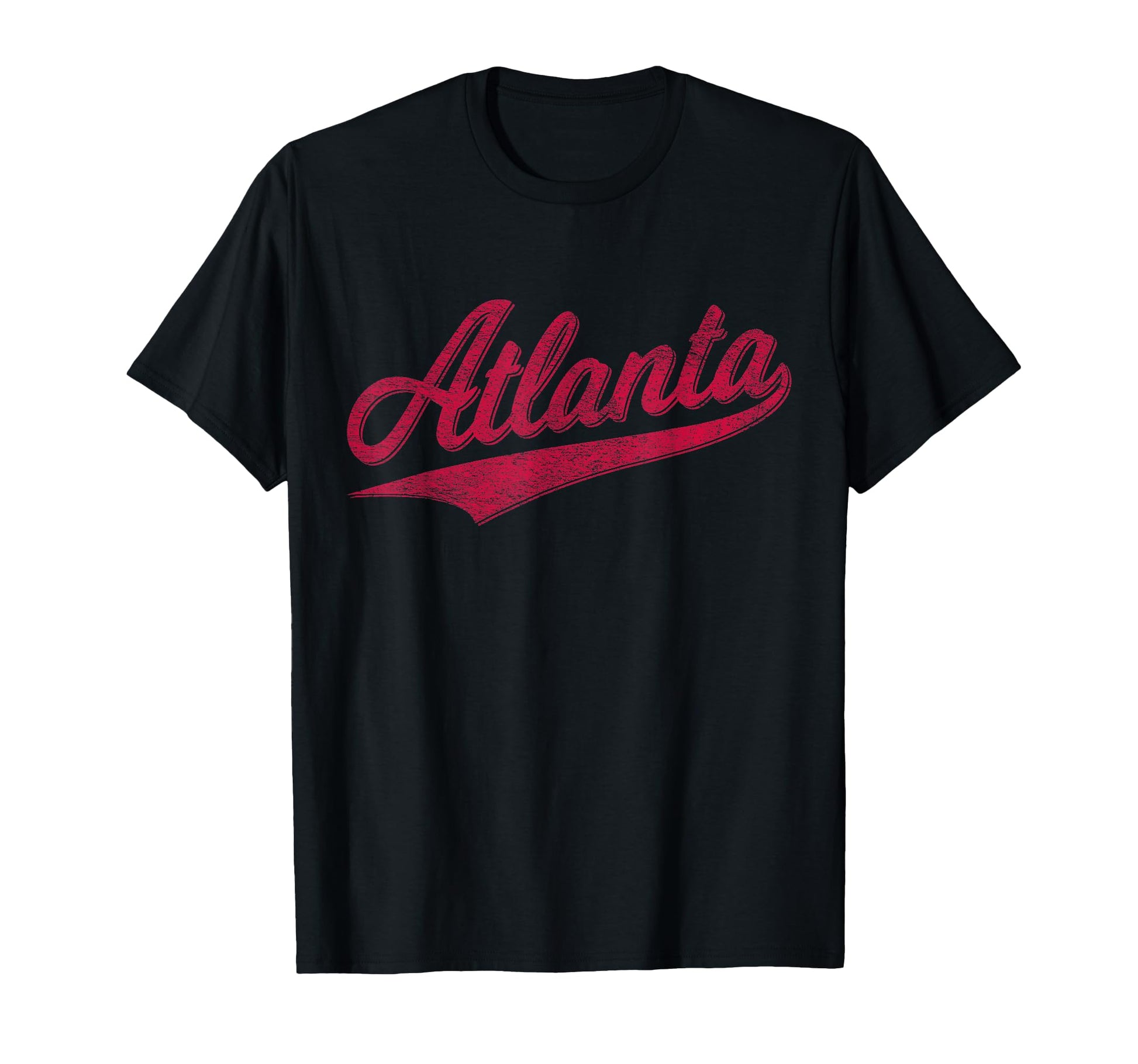 Atlanta Georgia Varsity Script T-Shirt - Minimalist Print for Adults - T-Shirt, Sweatshirt, Hoodie