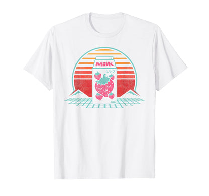Strawberry Milk Kawaii Anime Otaku T-Shirt - Fun Novelty Design for Adults - T-Shirt, Sweatshirt, Hoodie