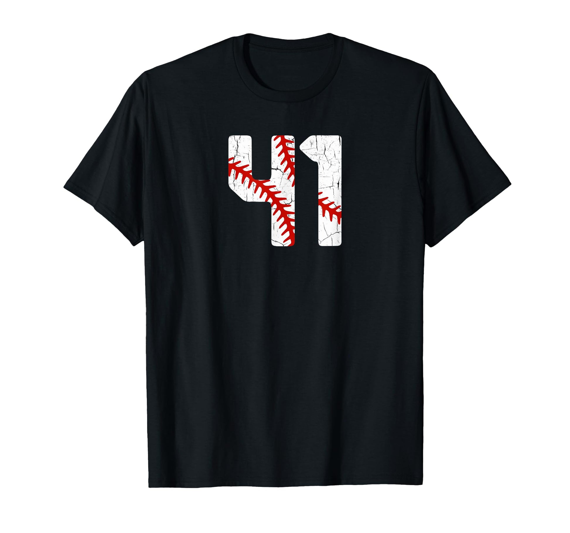 Baseball Player Jersey Number 41 T-Shirt - Casual Everyday Wear for Adults - T-Shirt, Sweatshirt, Hoodie