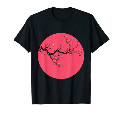 Cherry Blossom Vaporwave Aesthetic T-Shirt - Fun Novelty Design Men Women - T-Shirt, Sweatshirt, Hoodie