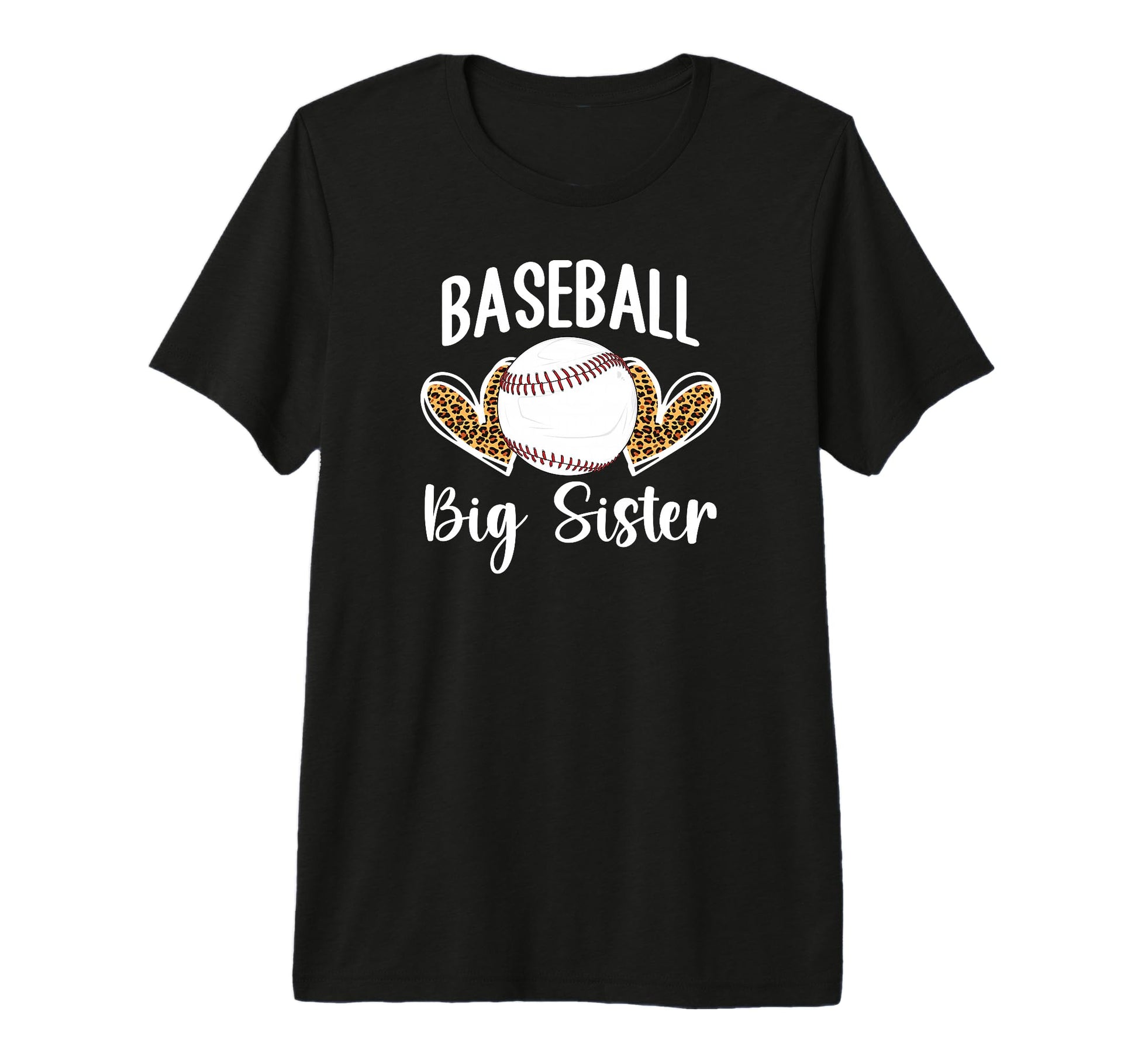Baseball Big Sister Baseball Player Big T-Shirt - Custom Art Print Unisex - T-Shirt, Sweatshirt, Hoodie