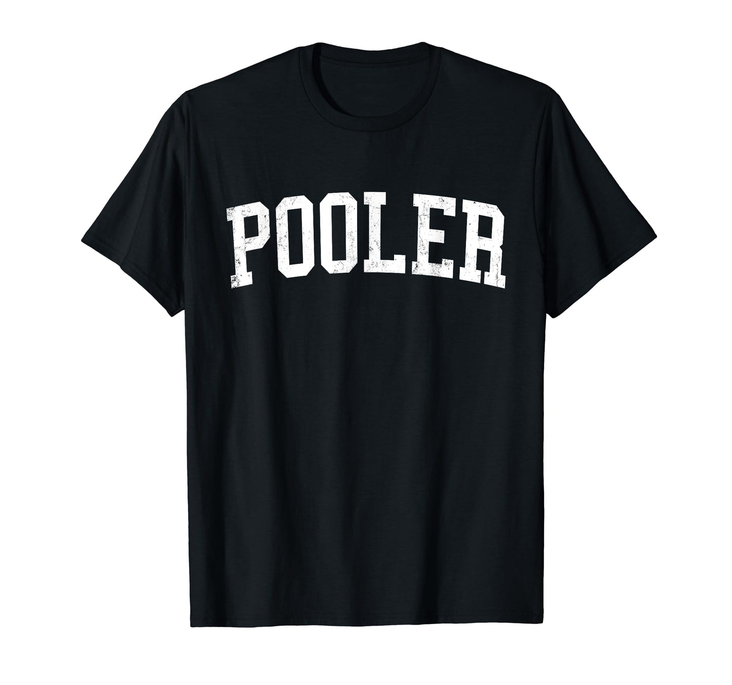 Pooler Ga Distressed White Varsity T-Shirt - Minimalist Print Unisex - T-Shirt, Sweatshirt, Hoodie