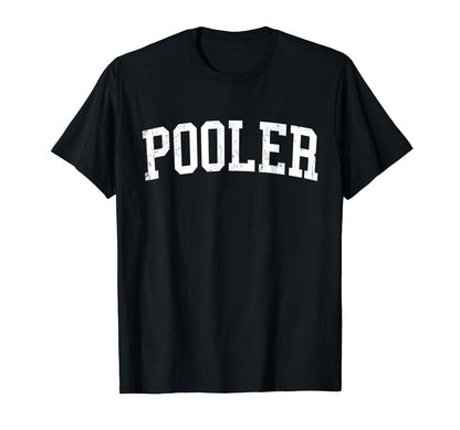 Pooler Ga Distressed White Varsity T-Shirt - Minimalist Print Unisex - T-Shirt, Sweatshirt, Hoodie
