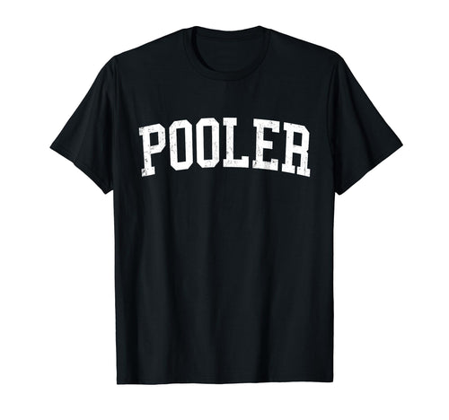 Pooler Ga Distressed White Varsity T-Shirt - Minimalist Print Unisex - T-Shirt, Sweatshirt, Hoodie