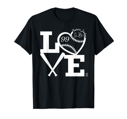 Aaron Judge Love Baseball T-Shirt - Unique Graphic Unisex - T-Shirt, Sweatshirt, Hoodie