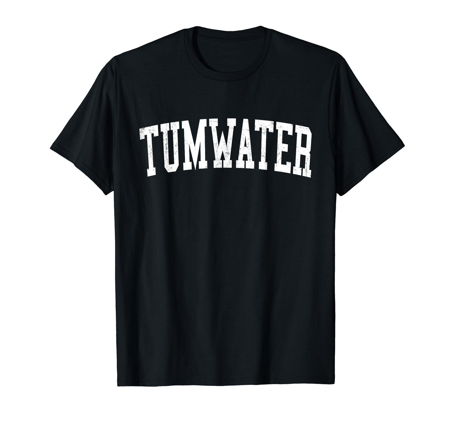 Tumwater Wa Distressed White Varsity T-Shirt - Streetwear Style for Adults - T-Shirt, Sweatshirt, Hoodie