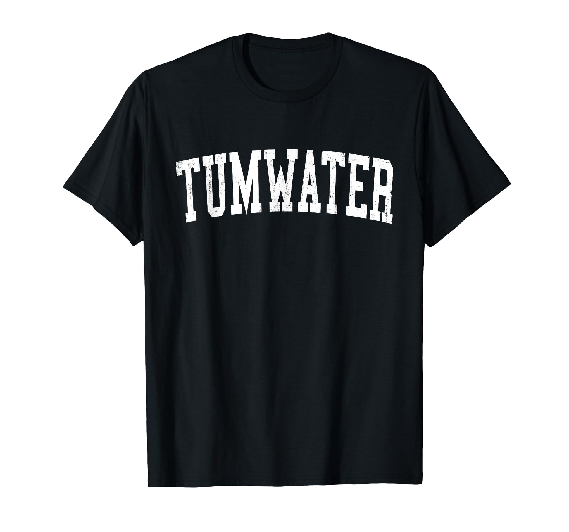 Tumwater Wa Distressed White Varsity T-Shirt - Streetwear Style for Adults - T-Shirt, Sweatshirt, Hoodie