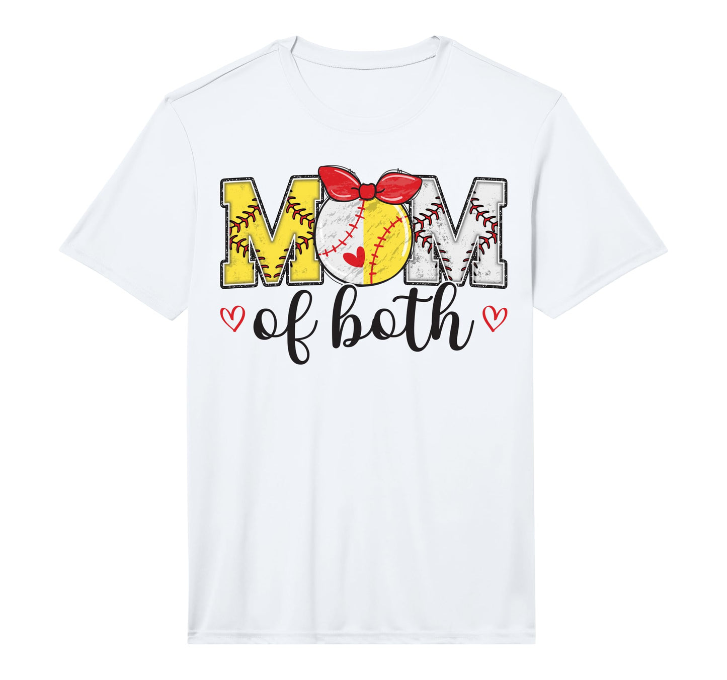 Mom Both Funny Baseball Softball T-Shirt - Novelty Apparel Men Women - T-Shirt, Sweatshirt, Hoodie
