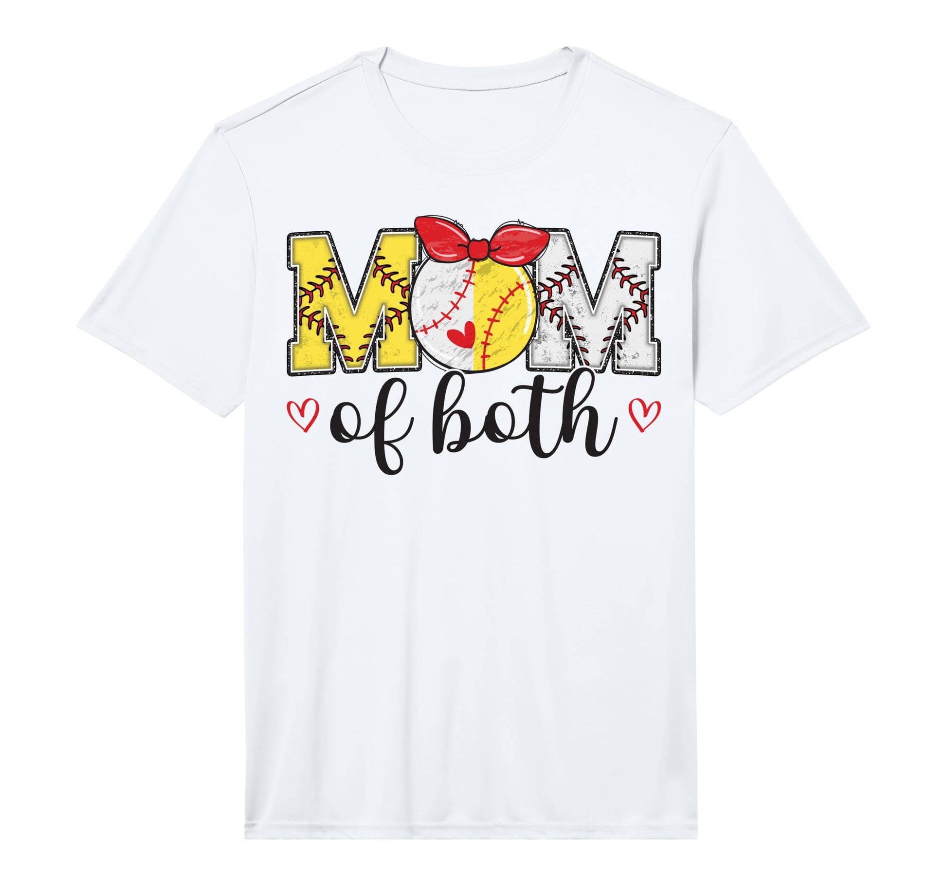 Mom Both Funny Baseball Softball T-Shirt - Novelty Apparel Men Women - T-Shirt, Sweatshirt, Hoodie
