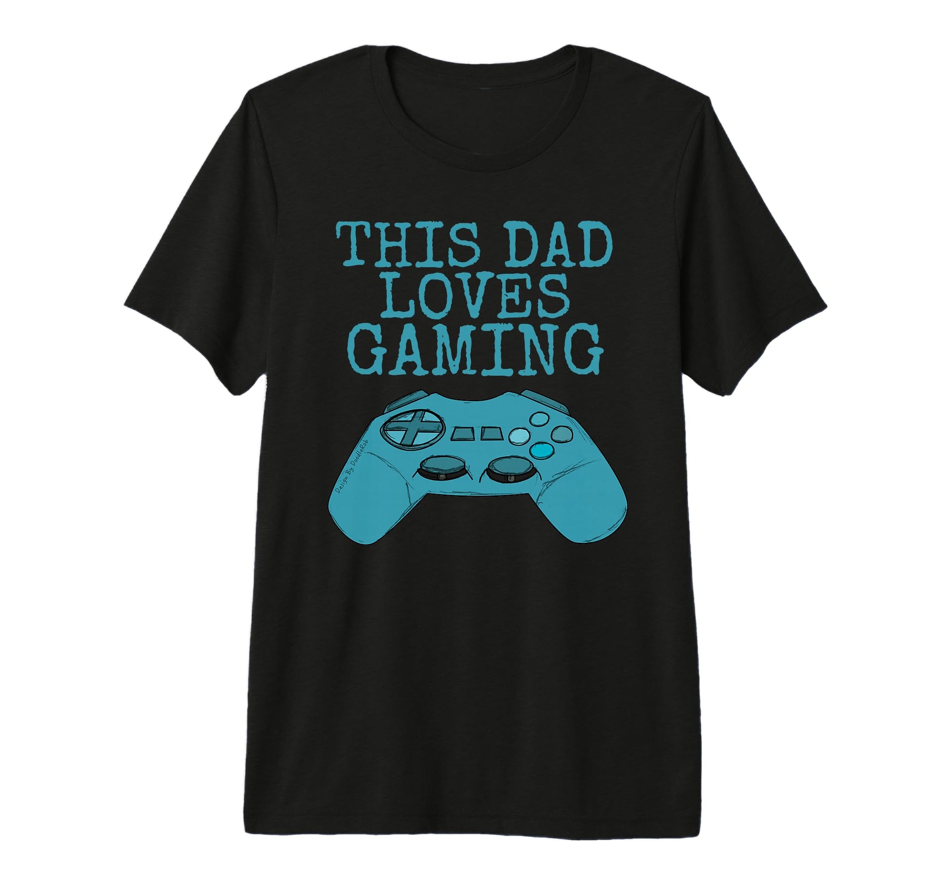 Mens This Dad Loves Gaming Video T-Shirt - Aesthetic Graphic for Adults - T-Shirt, Sweatshirt, Hoodie