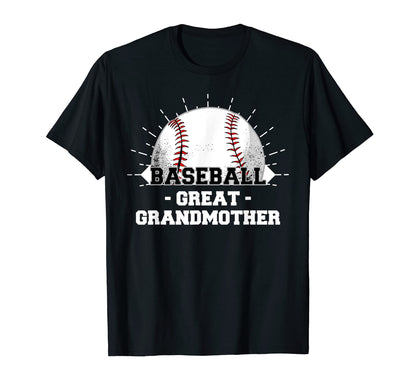 Game Day Baseball Great Grandmother T-Shirt - Novelty Apparel for Adults - T-Shirt, Sweatshirt, Hoodie