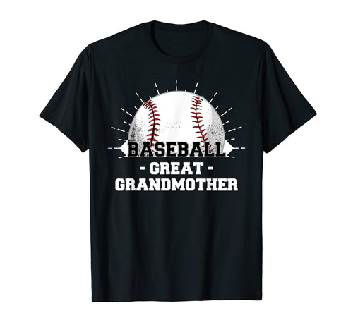 Game Day Baseball Great Grandmother T-Shirt - Novelty Apparel for Adults - T-Shirt, Sweatshirt, Hoodie