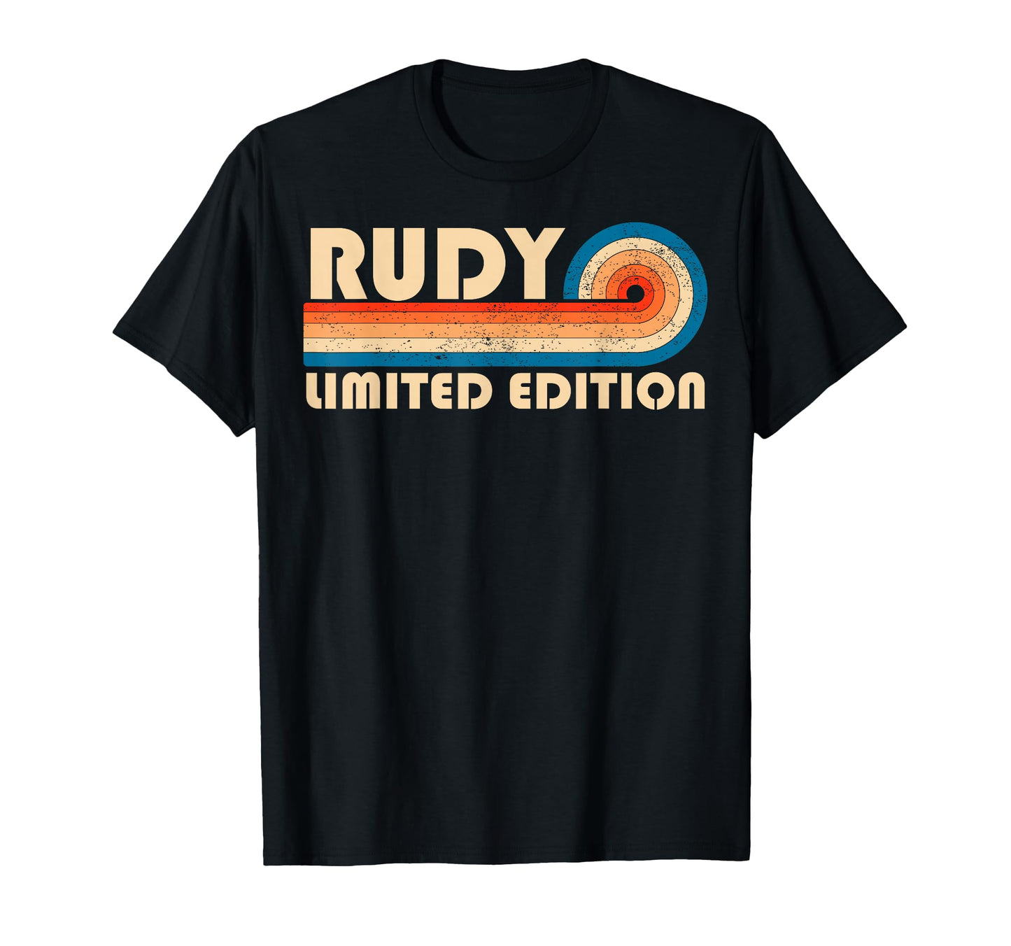 Rudy 70S 80S Sunset Stripe T-Shirt - Custom Art Print Unisex - T-Shirt, Sweatshirt, Hoodie
