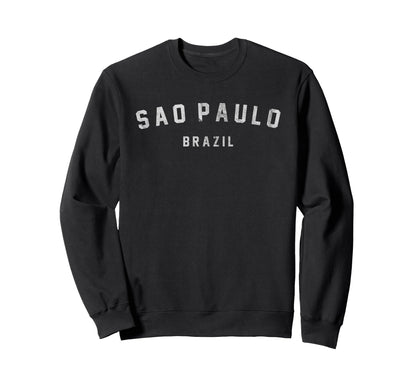 Varsity Sao Paulo Brazil Sweatshirt - Graphic Print for Adults - T-Shirt, Sweatshirt, Hoodie